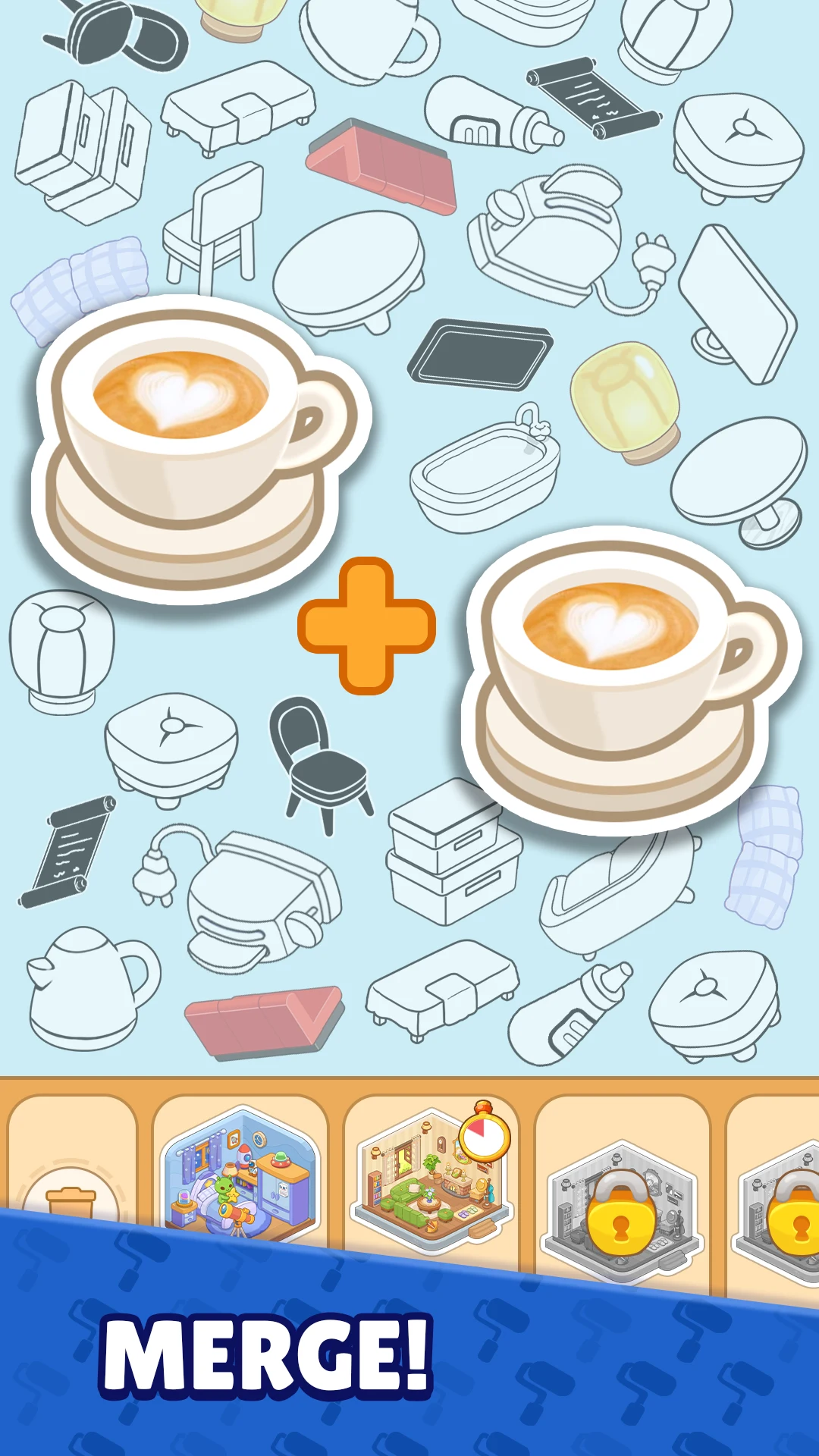My Dreamy Stickers: Merge Game screenshot