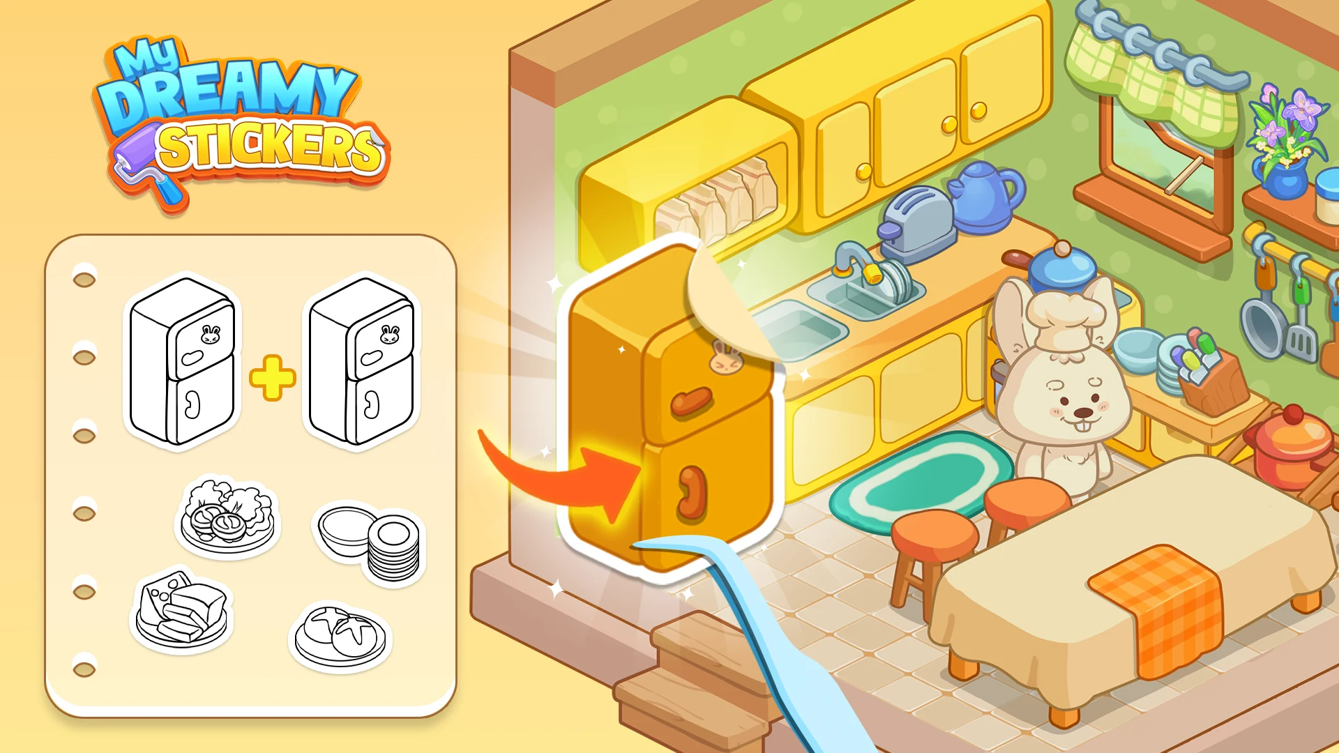 My Dreamy Stickers: Merge Game screenshot
